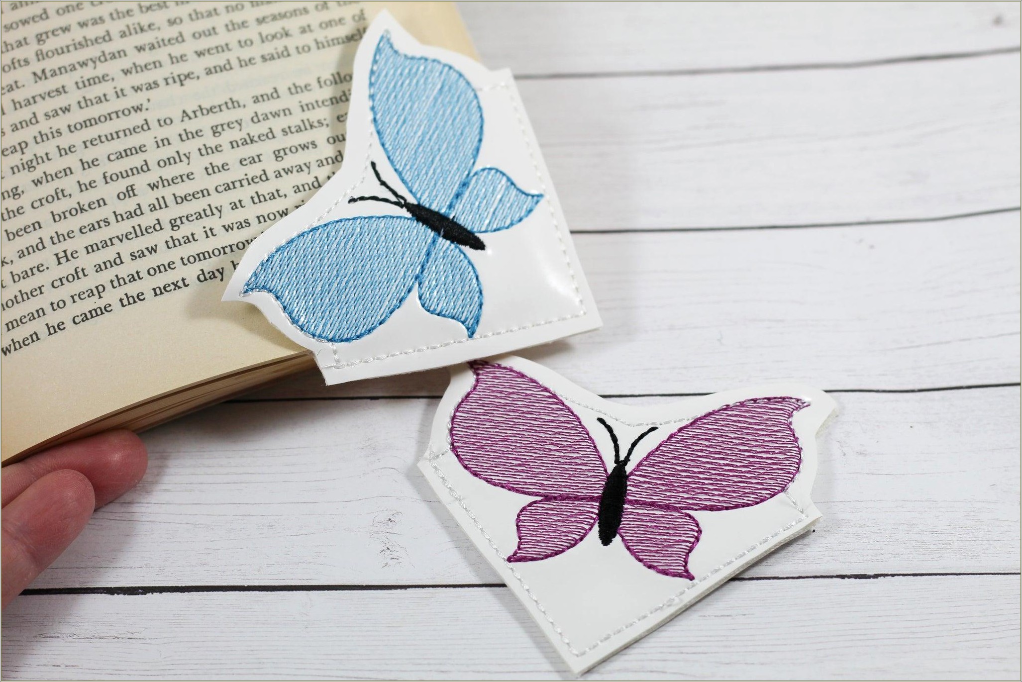 In Loving Memory Butterfly Bookmark Template Free Download