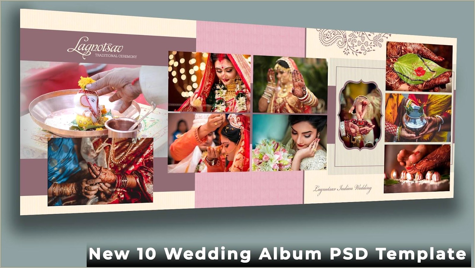 Indian Wedding Album Psd Templates Free Download