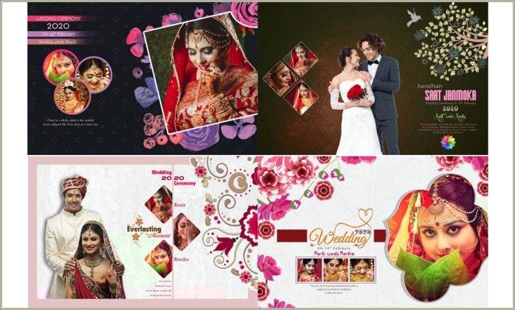 Indian Wedding Album Templates Psd Files Free Download