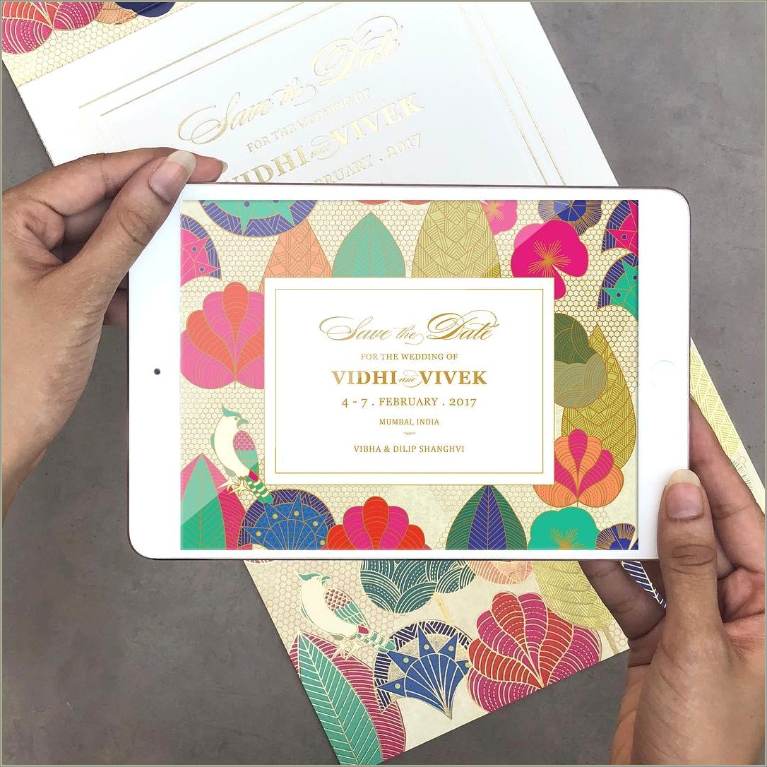 Indian Wedding Invitation Cards Online Template Free