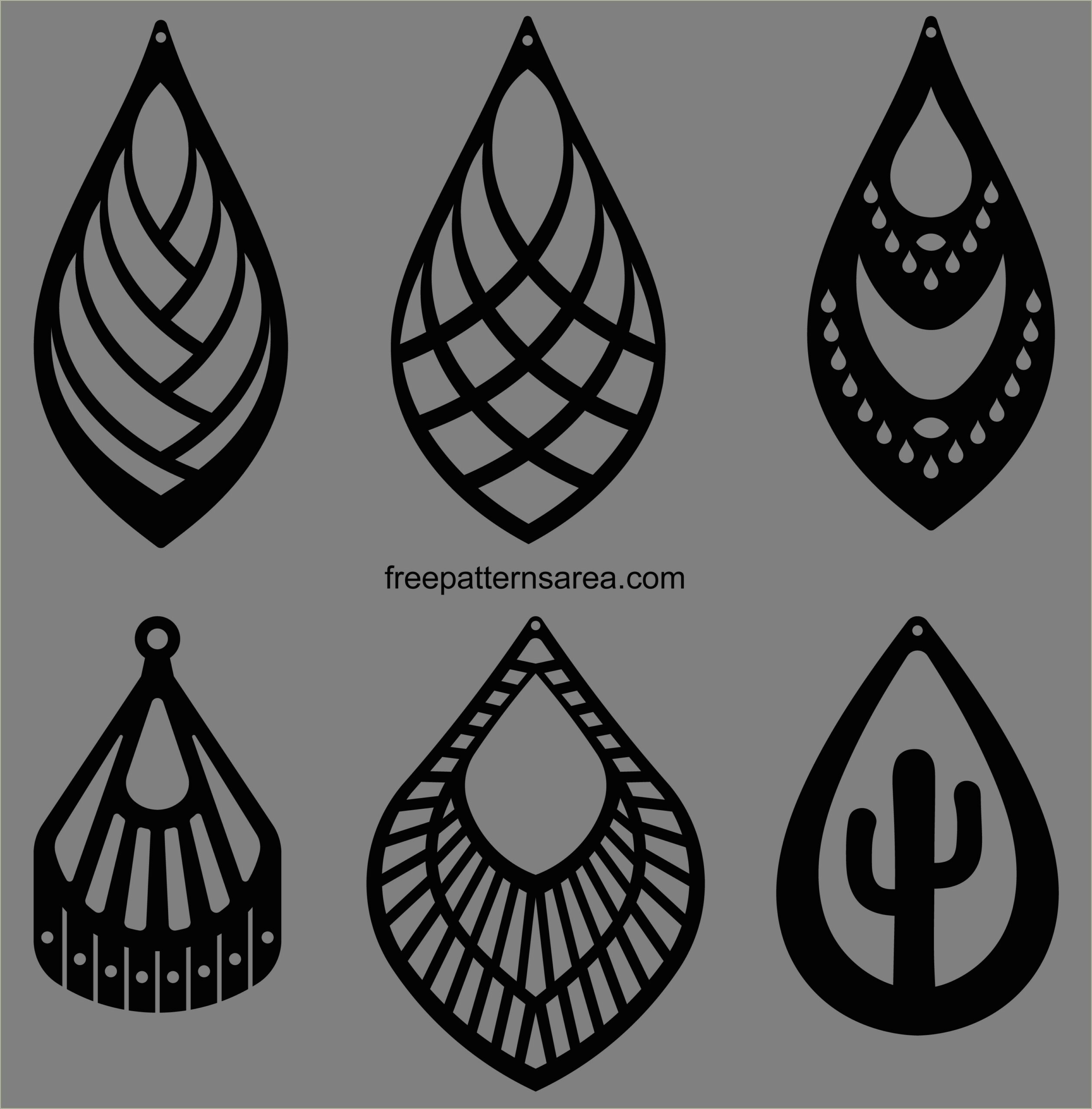 Jewelry Shape Templates Free Printable No Download