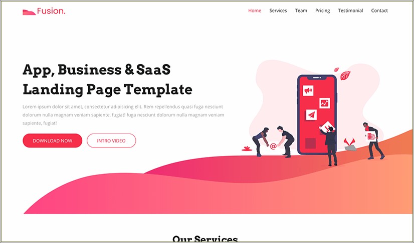 Jonny One Page Html Template Free Download