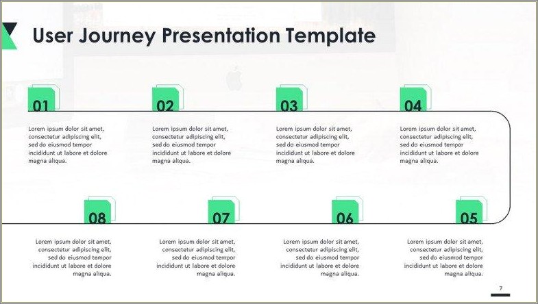 Journey So Far Ppt Template Free Download
