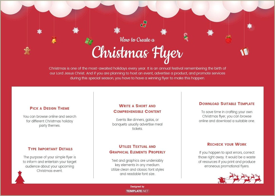 Kids Christmas Party Free Download Word Template