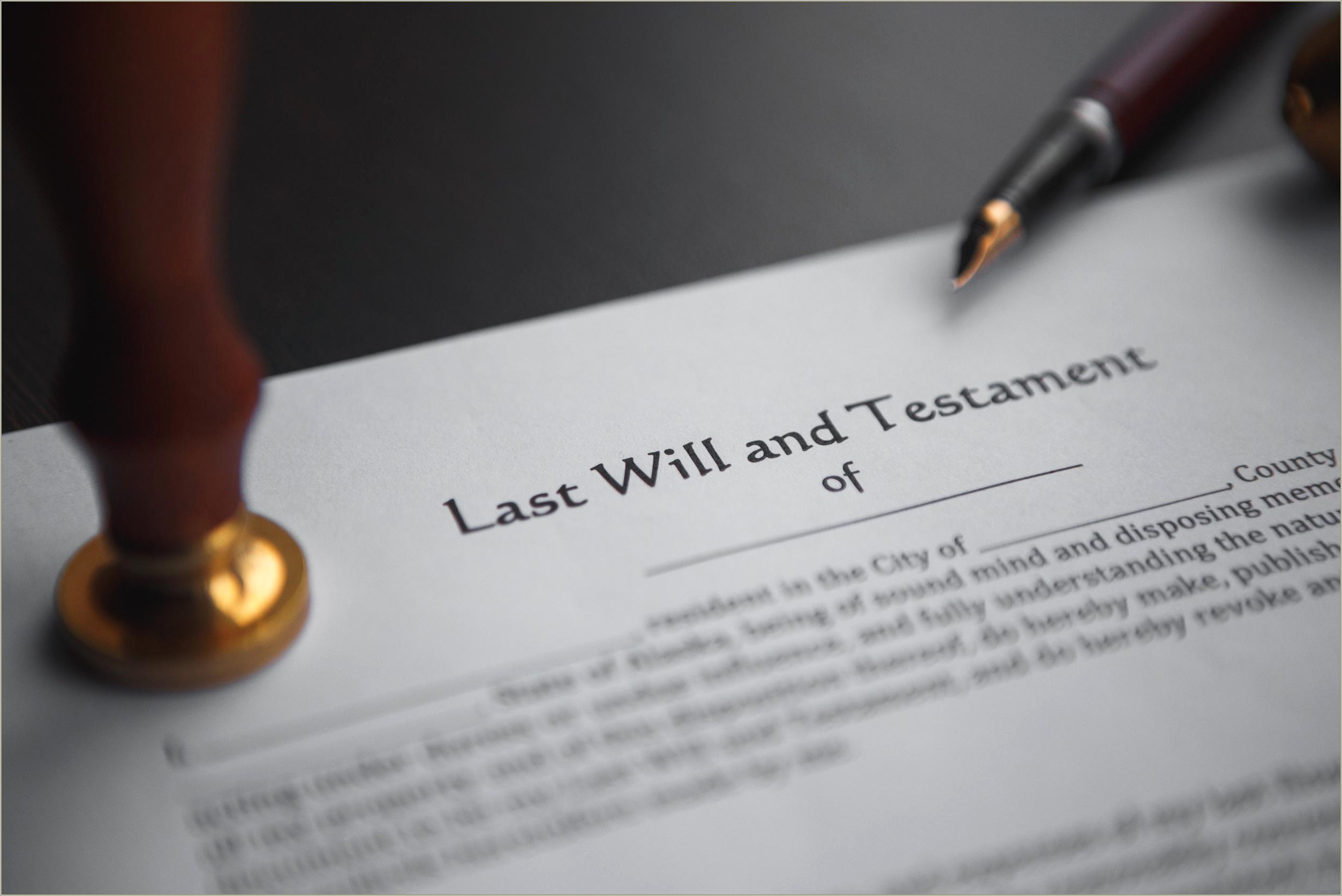 Last Will And Testament Free Template Nz