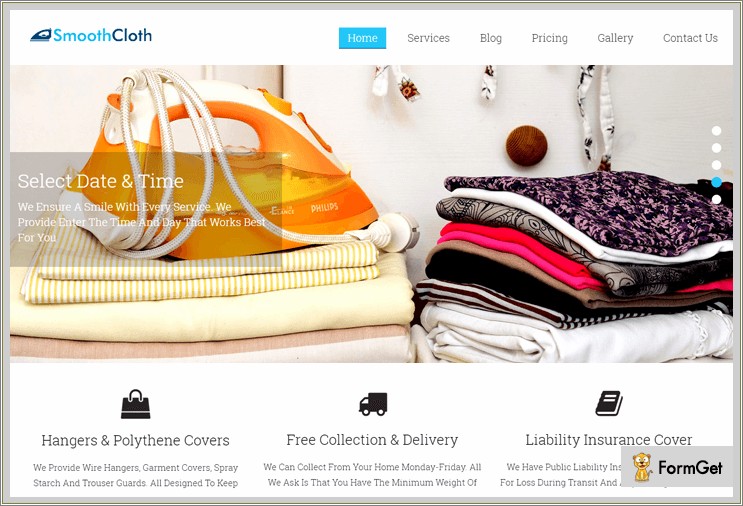Laundry Laundry Business Muse Template Free Download