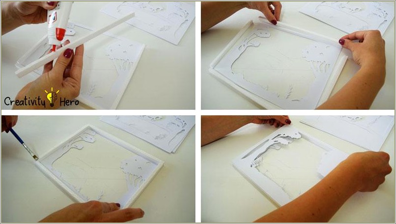 Layers Paper Cut Light Box Template Free Download