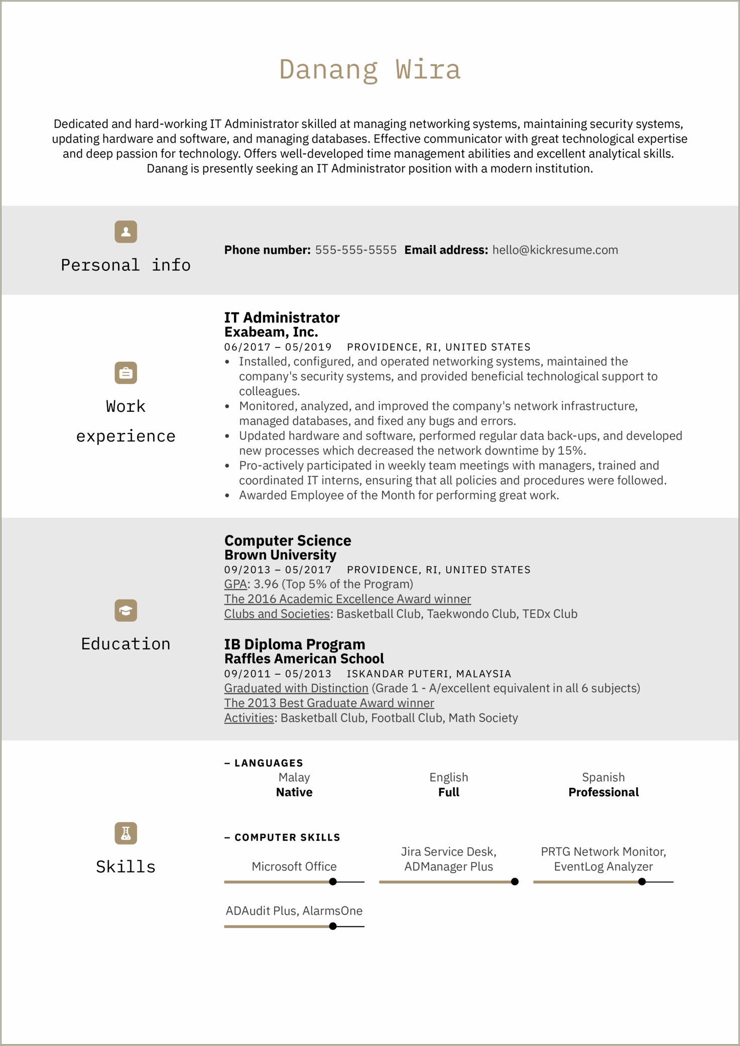 Learning Management System Administrator Resume