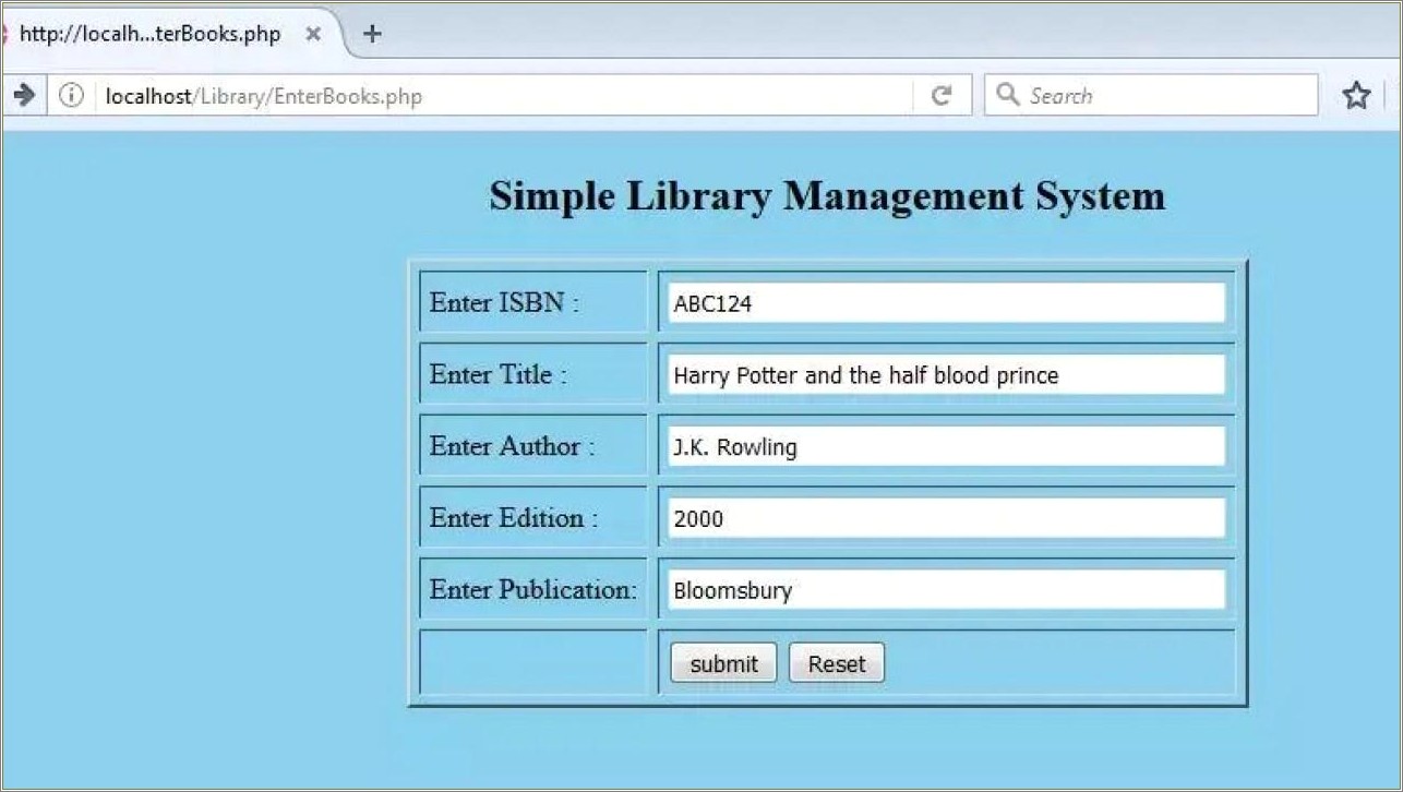 Library Management System Web Template Html Free Download
