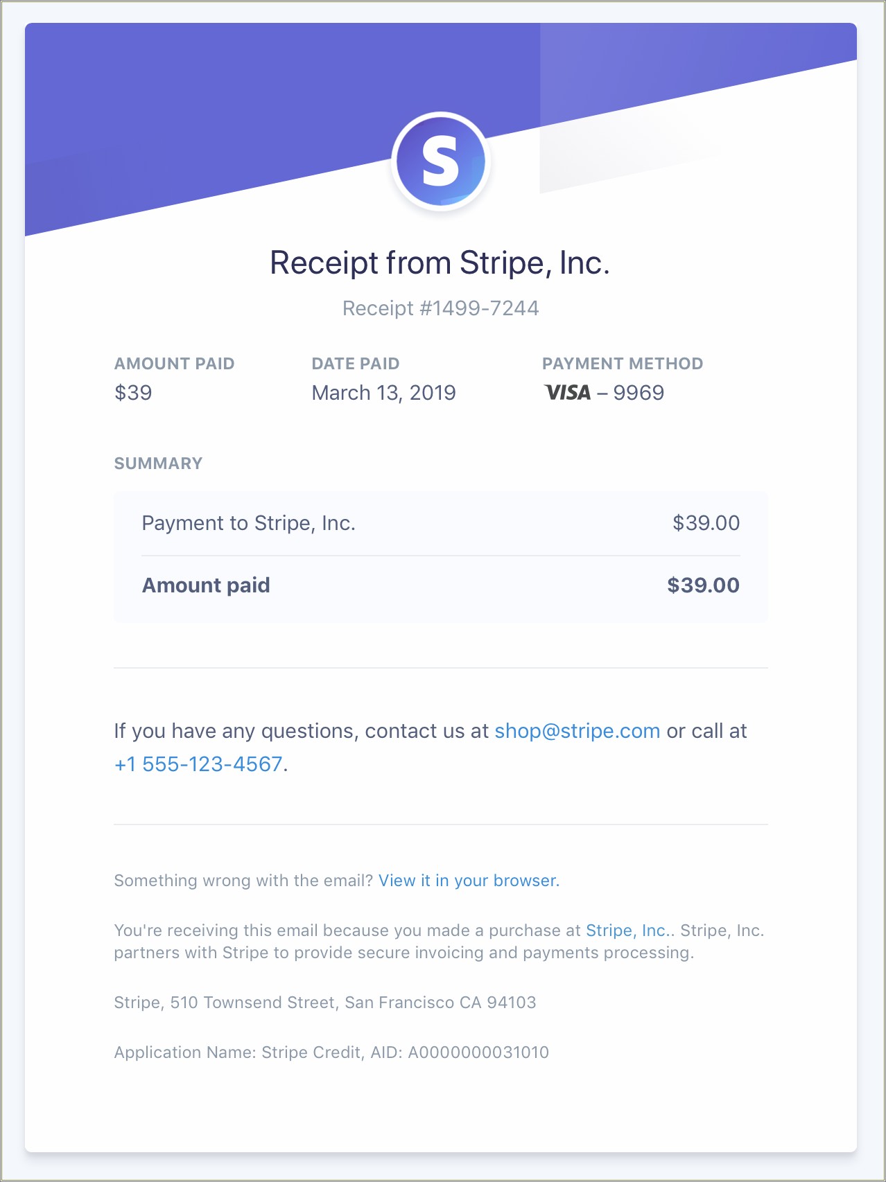 List Of Proof Of Payments Receipts Template Free