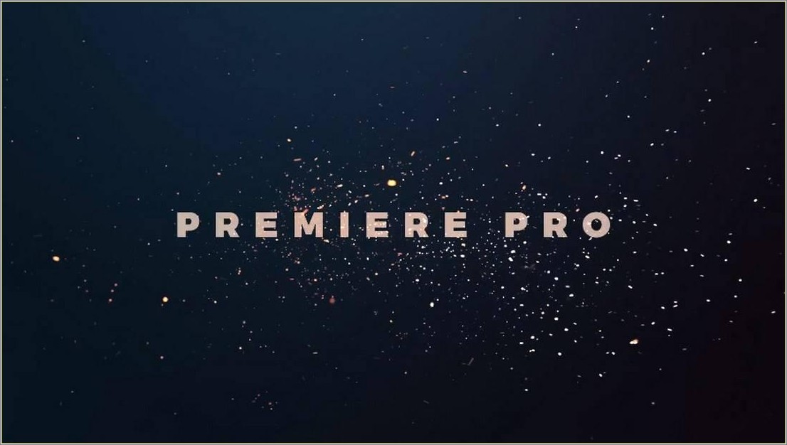 Logo Intro For Adobe Premiere Pro Templates Free