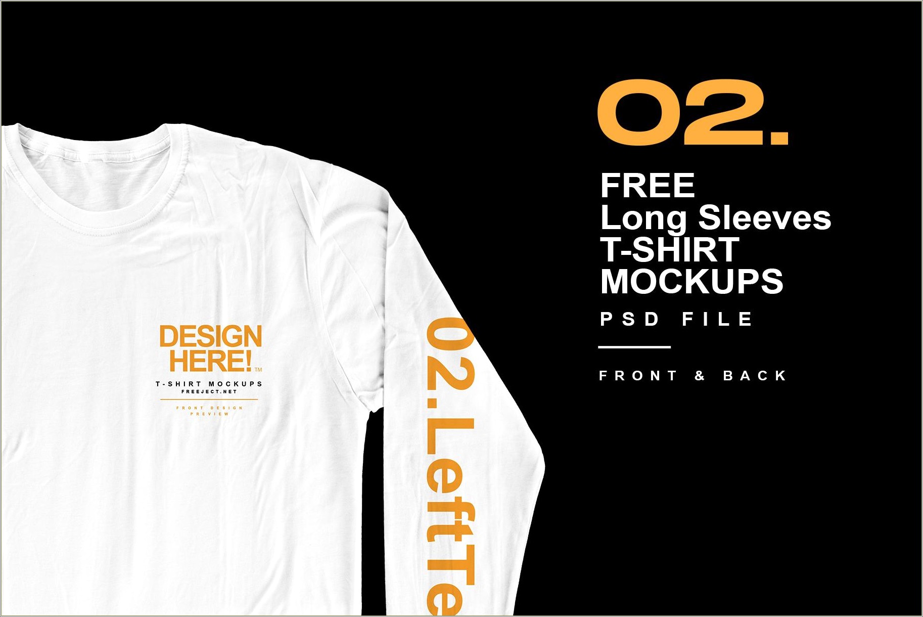 Long Sleve Shirt Template Psd Free Download