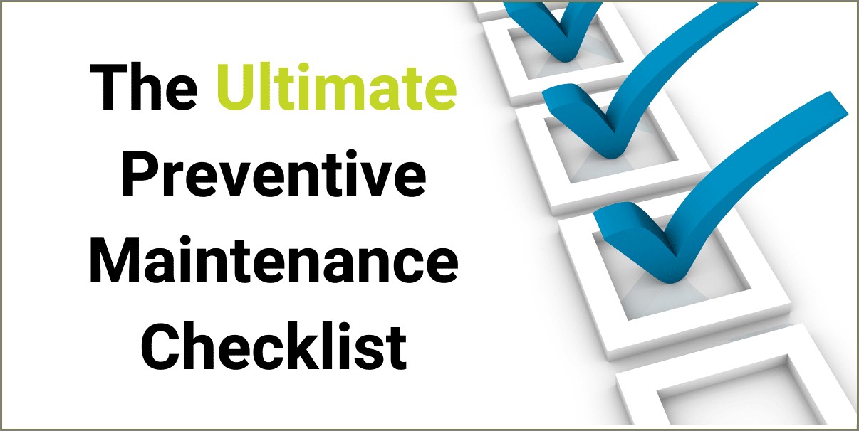Maintenance Request Card Template Word Checklist Free