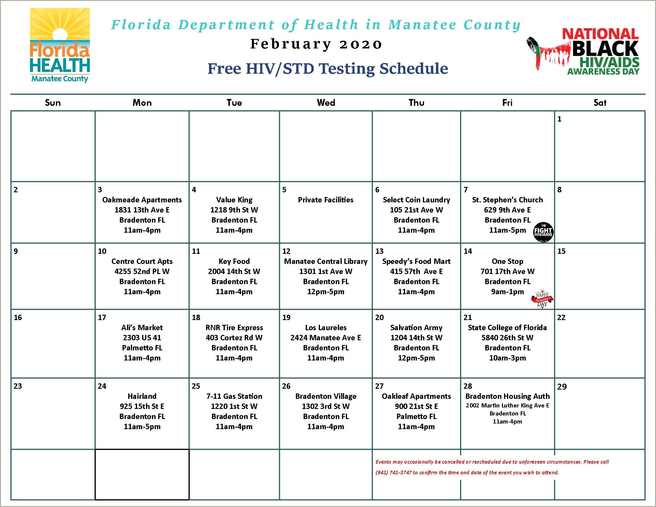 Manatee County Free Clinic Medical Checklist Template