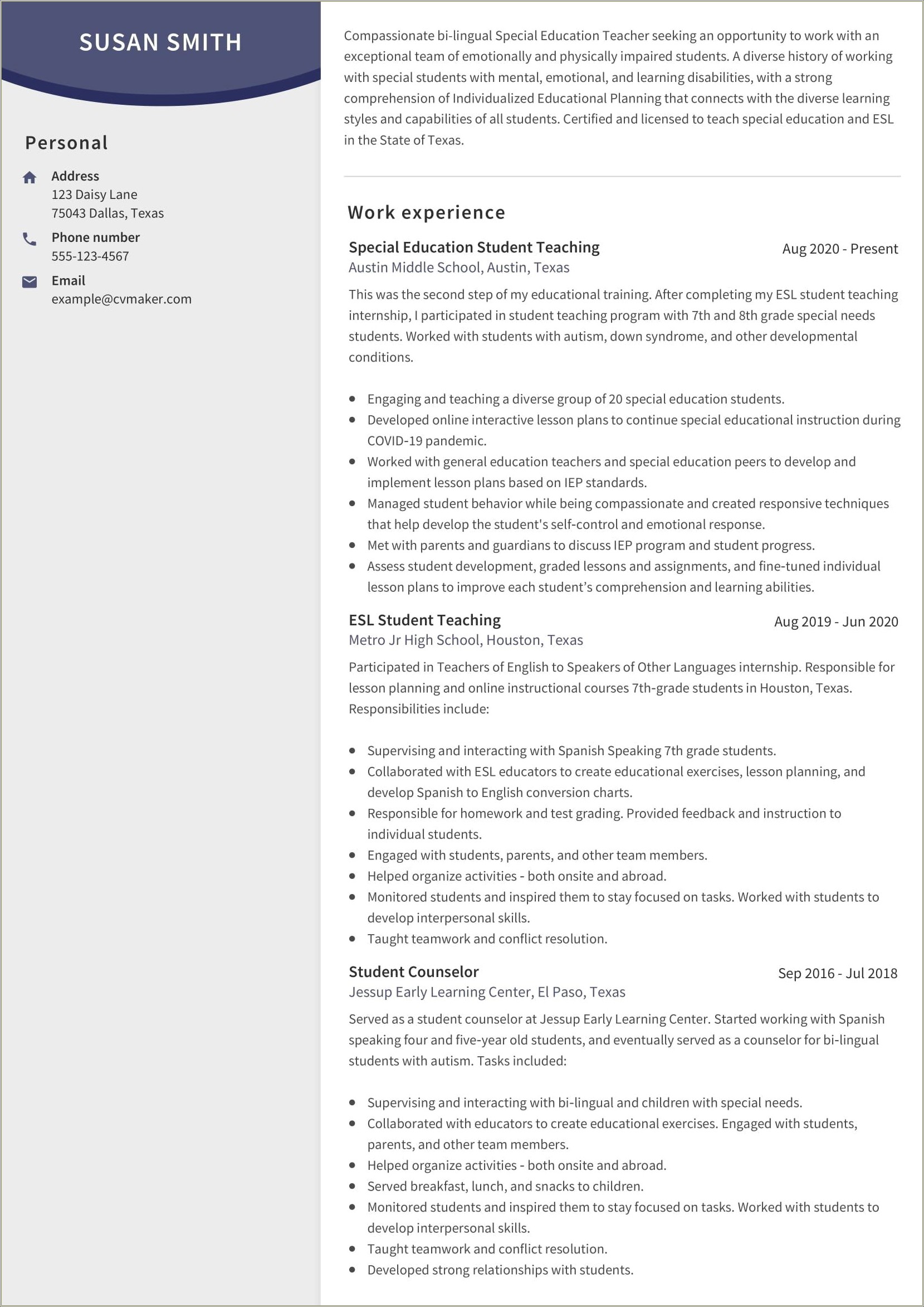Metro Pcs Manager Resume Examples
