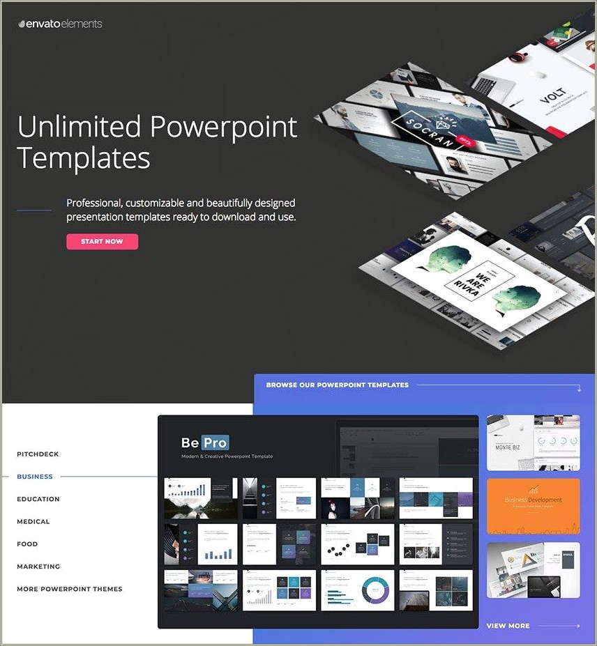Modern Business Powerpoint Presentation Templates Free Download