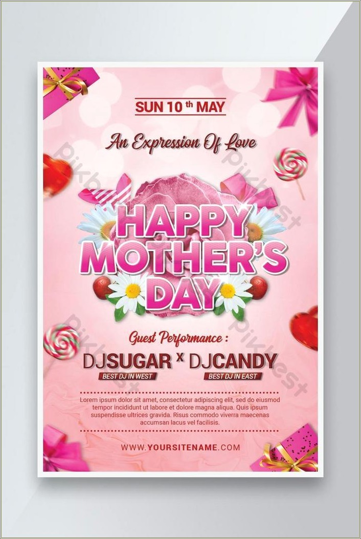 Mother's Day Flyer Templates Free Download