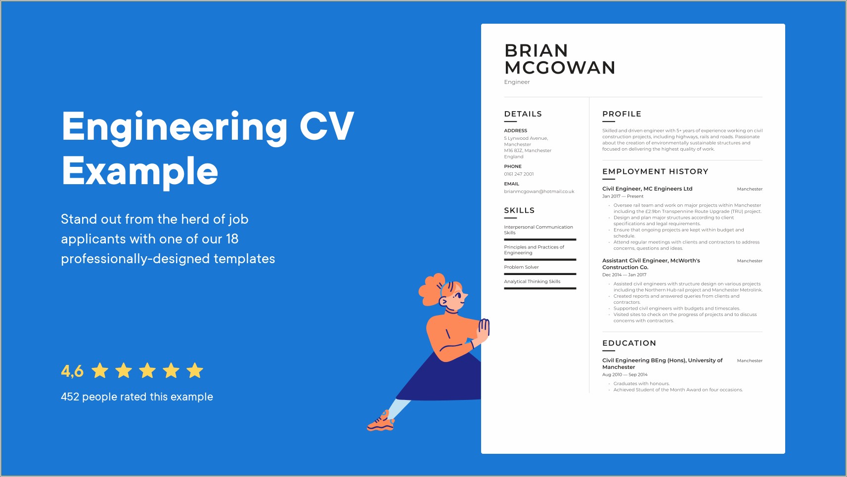 New Examples Of Engineering Resumes