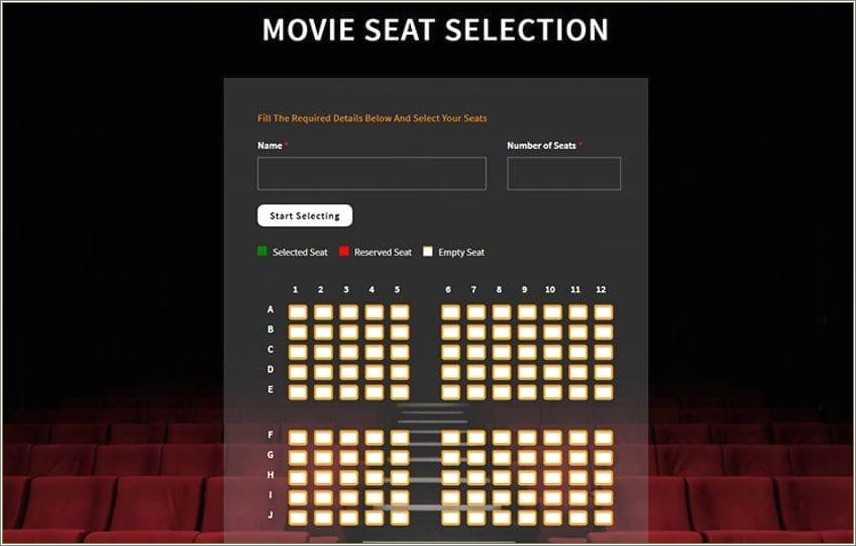 Online Movie Ticket Booking Templates Free Download