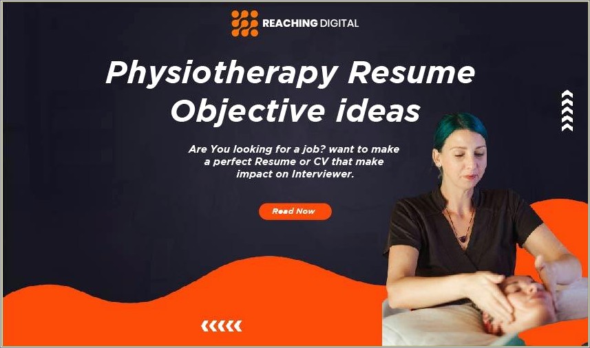 Physical Therapy Career Objective Resume