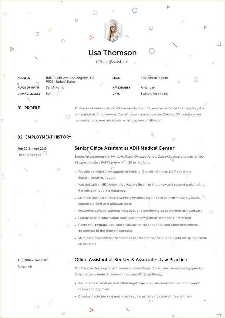 Proofreader Job Description Resume Sample
