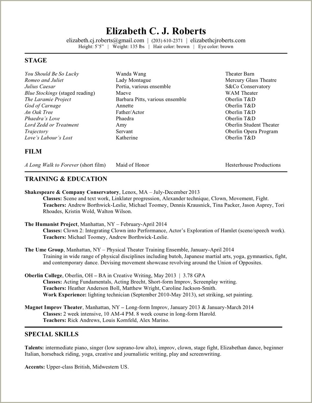 Reference Upon Request Resume Sample