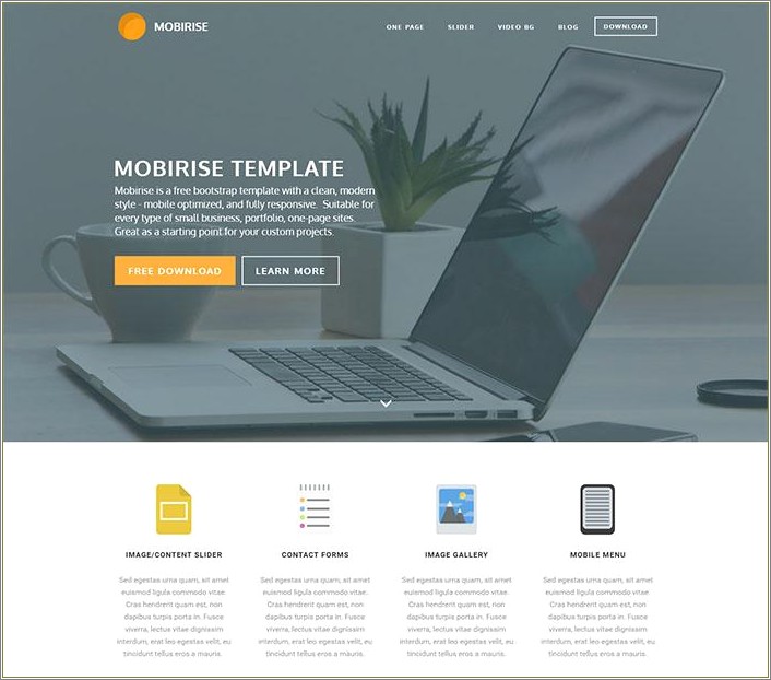 Responsive Web Design Html5 Template Free Download
