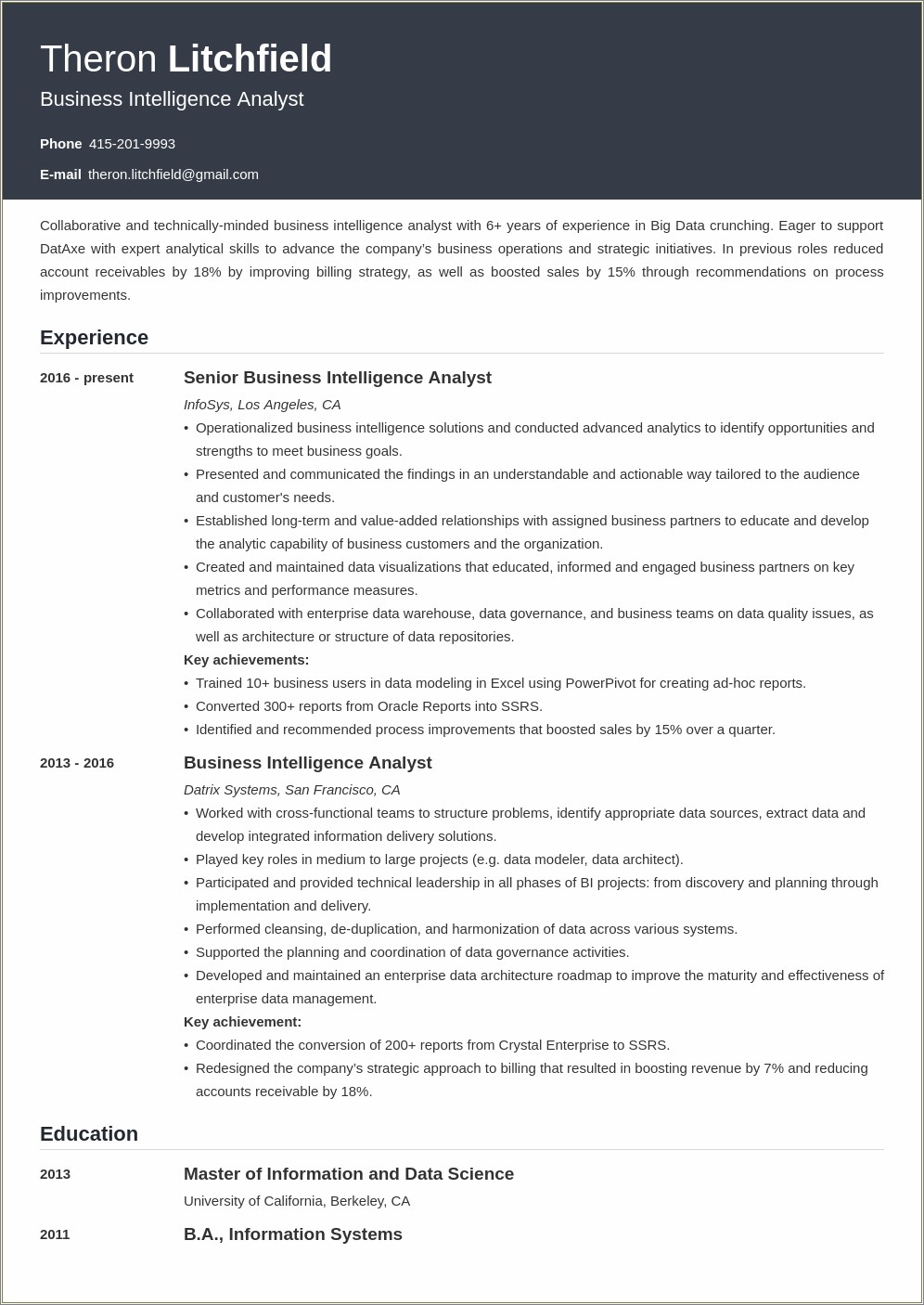 Resume Objective Of Intelligence Analyst