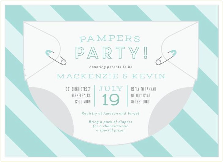 Save The Date Baby Shower Email Template Free