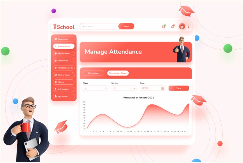School Management System Bootstrap Template Free Download