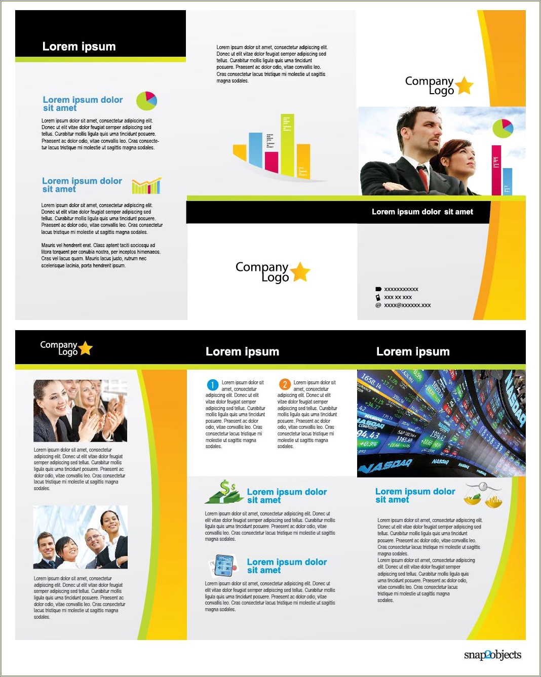 Single Page Brochure Templates Psd Free Download