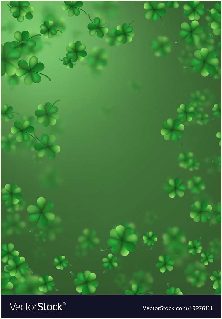 St Patrick's Day Poster Template Free