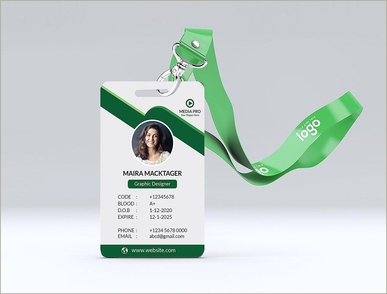 Student Id Card Design Template Psd Free Download