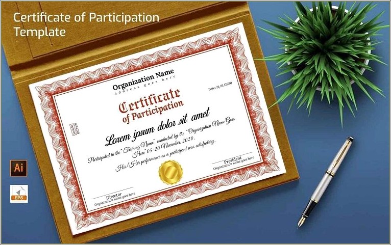 Student Of The Year Certificate Template Free
