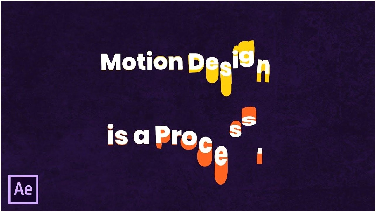 Text Motion Graphics After Effects Template Free