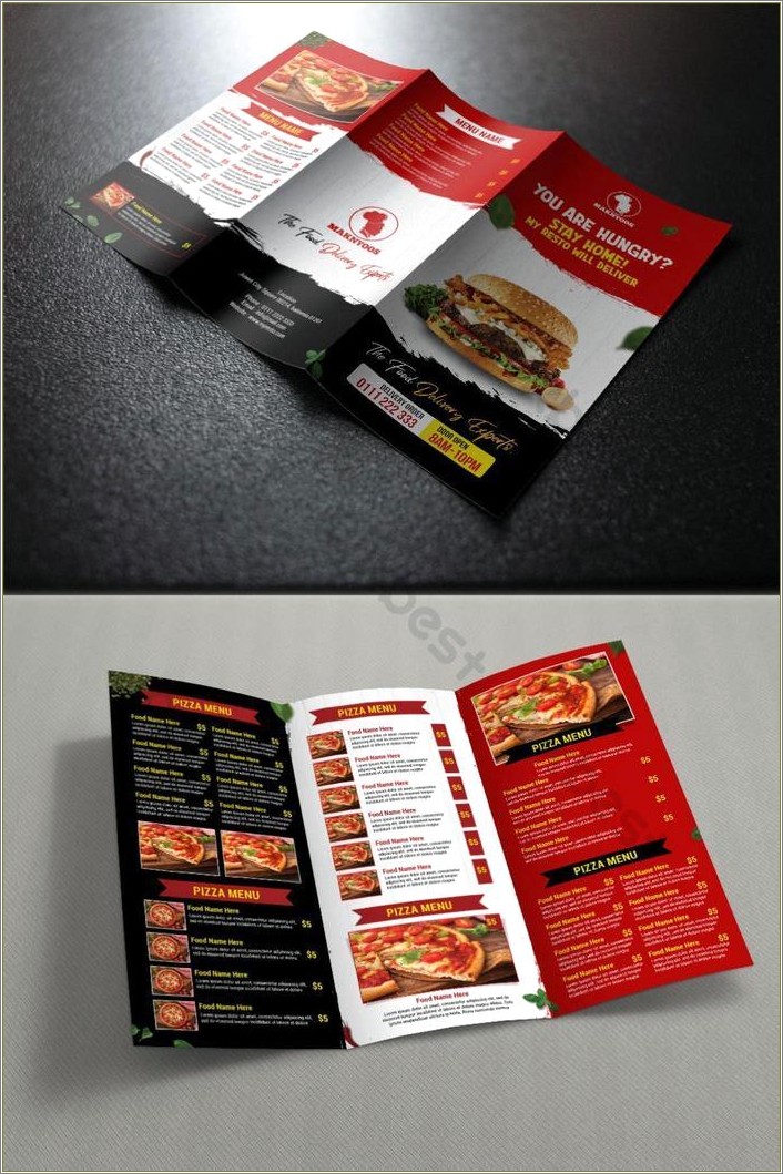 Tri Fold Brochure Template Photoshop Free Download