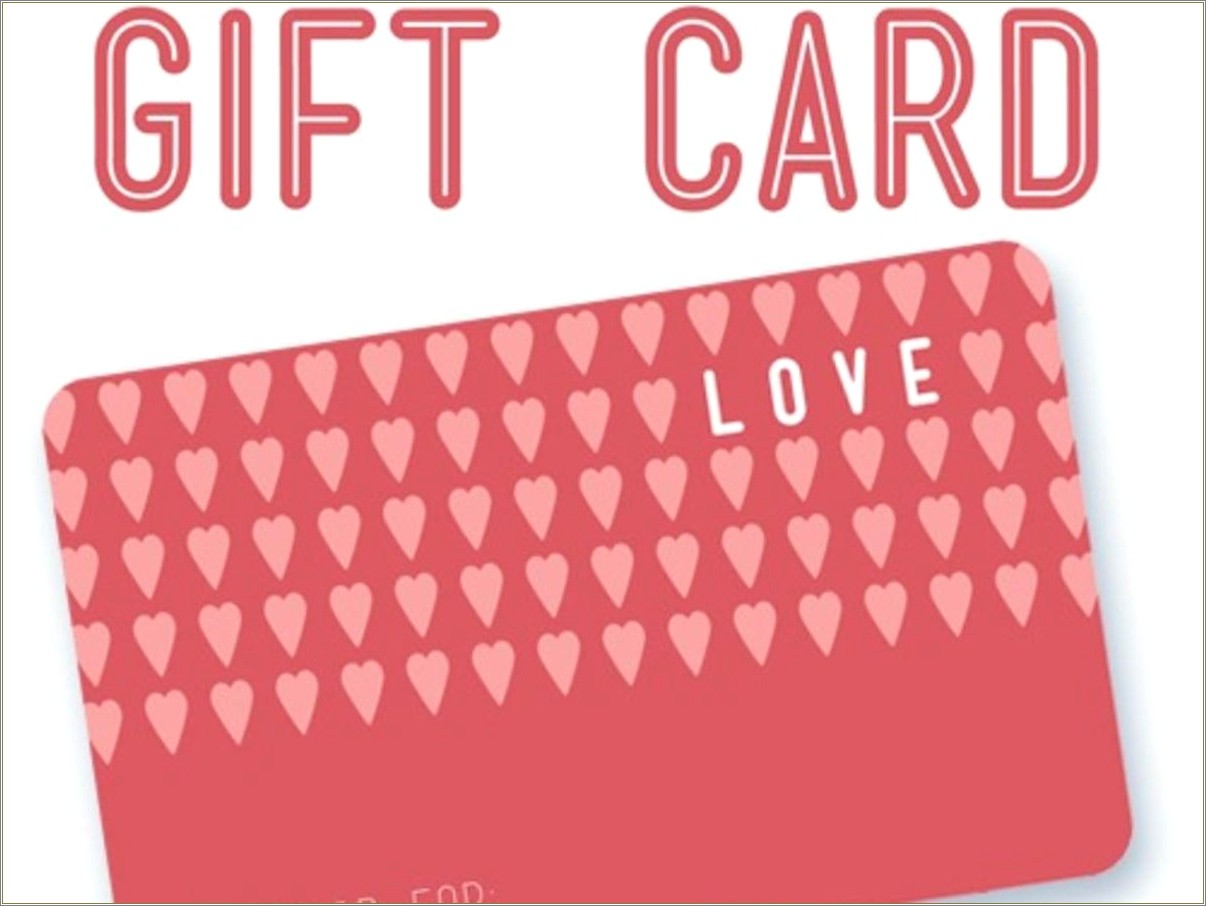 Valentine's Day Gift Certificate Template Free
