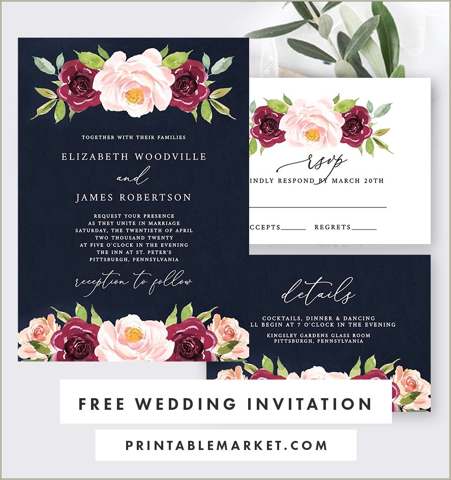 Wedding Save The Date Templates Free Download