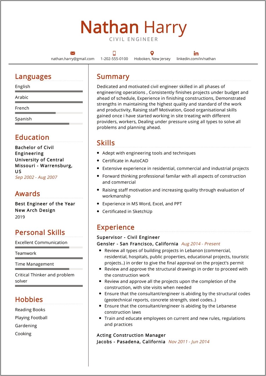 2019 Resume Examples Word Doc