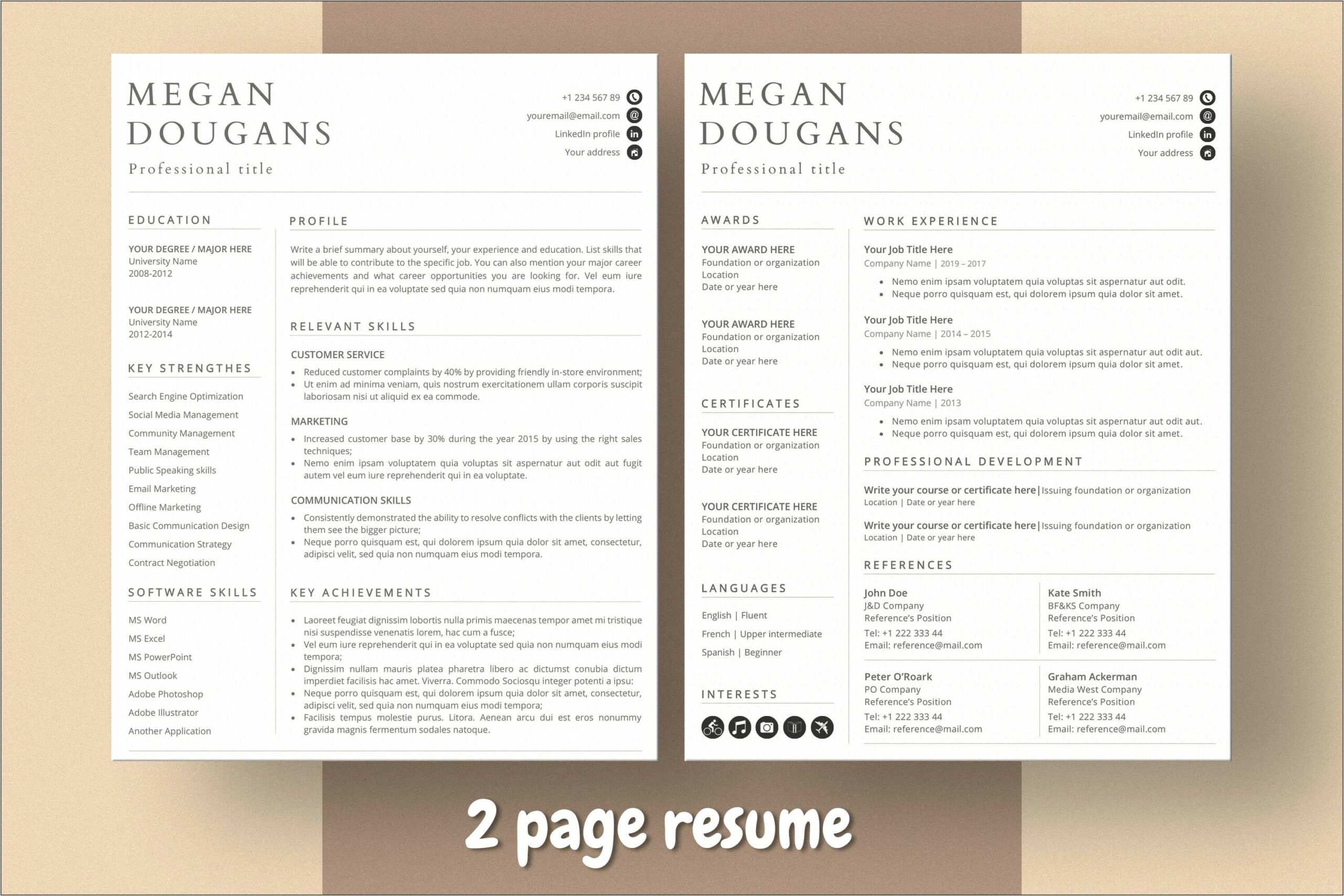 Another Name Fore Skills Resume