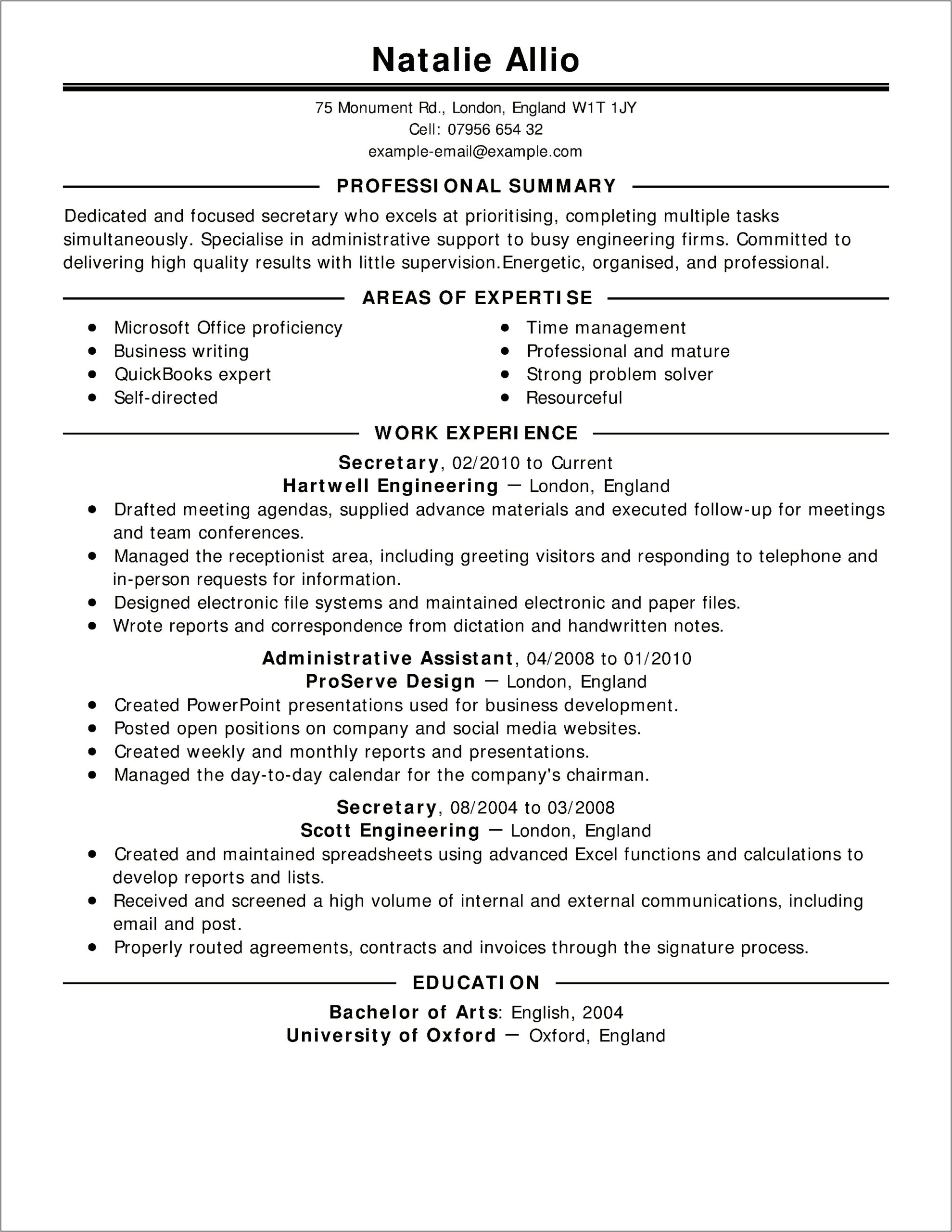 Best Resume For Job Hopper