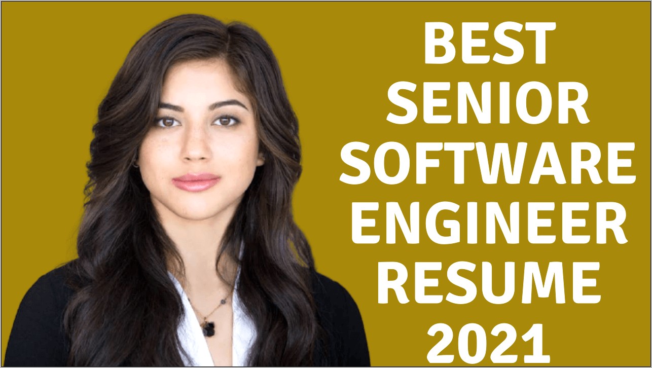 Best Senior Software Engineer Resumes