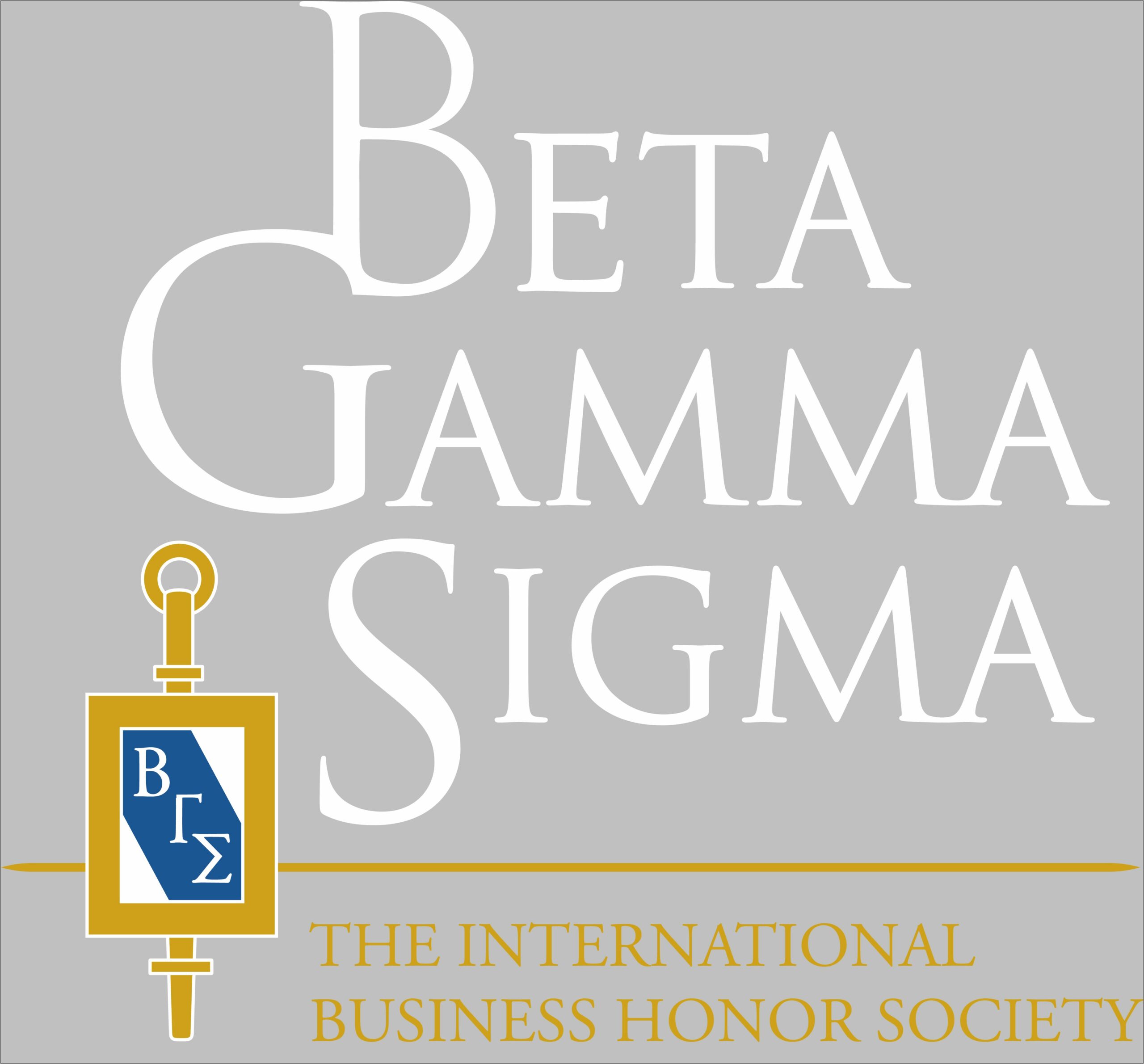 Beta Gamma Sigma Resume Example