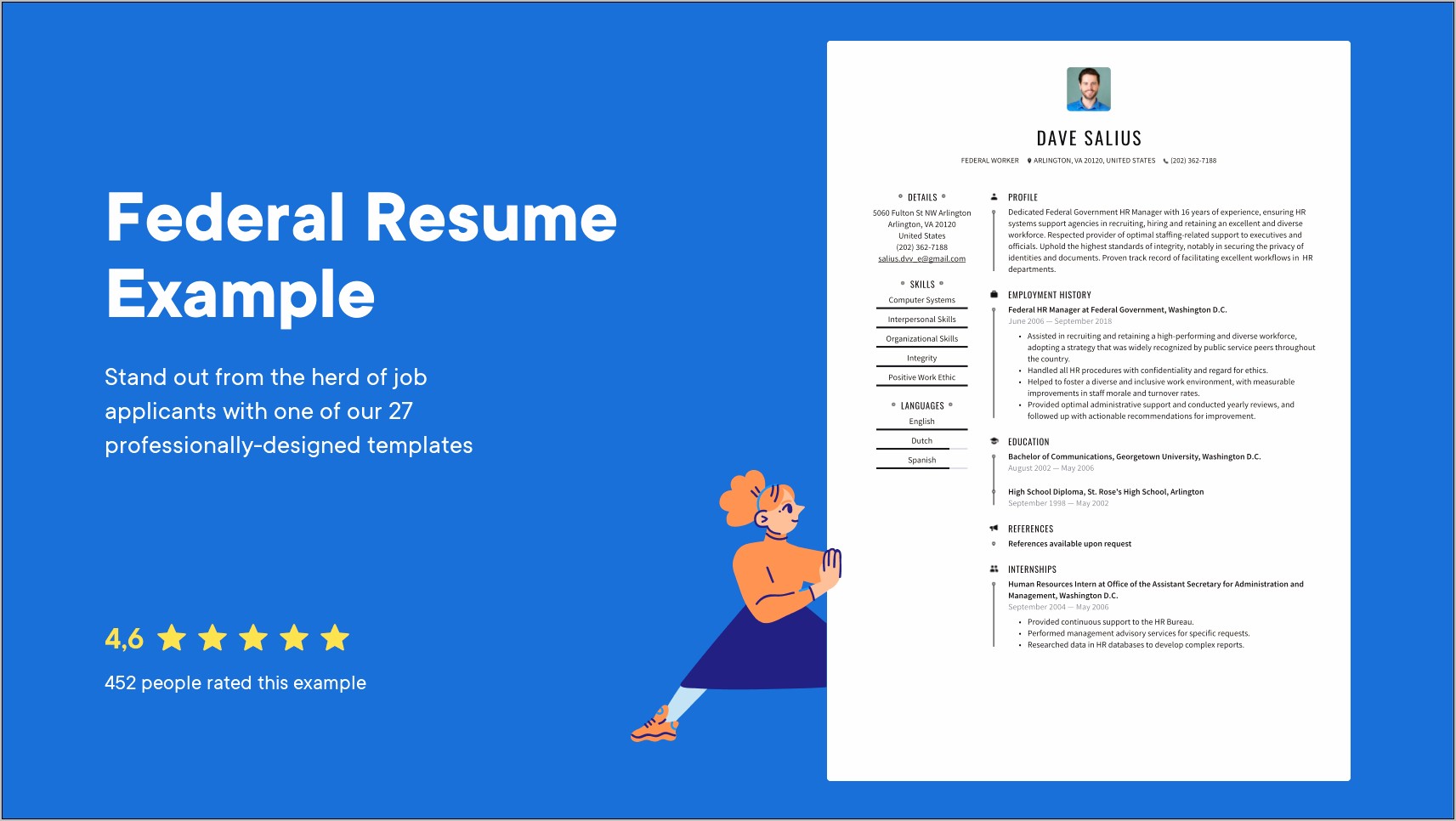 Civilian Resume For Federal Job