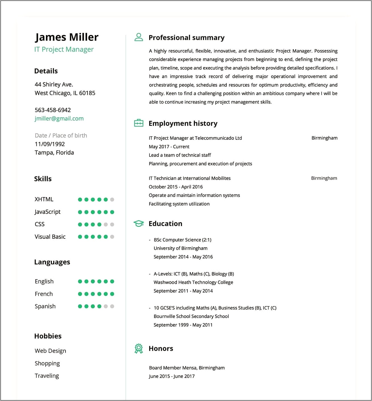 Creating Perfect Resume Bullets Free