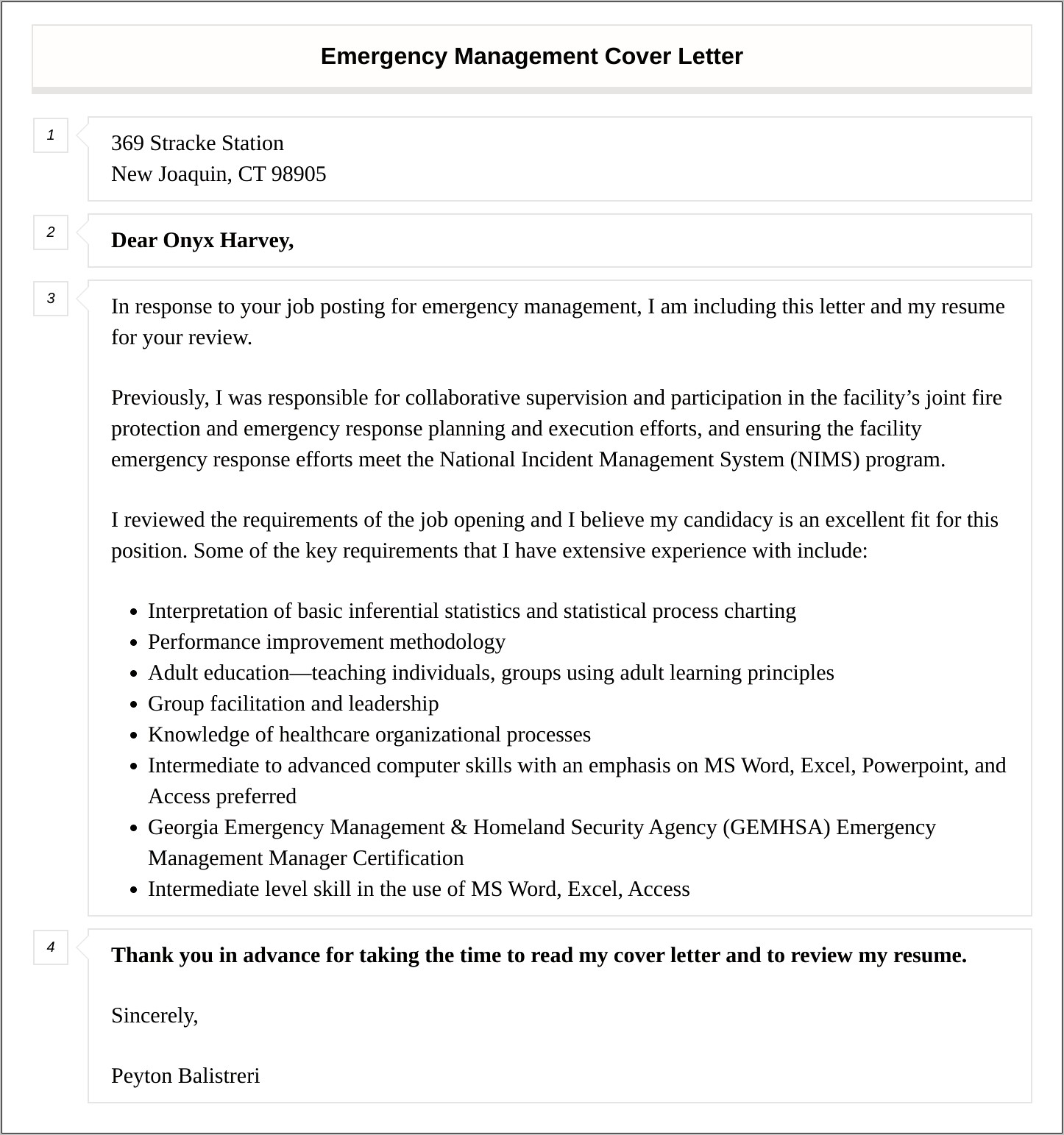 Director Of Emergency Management Resume
