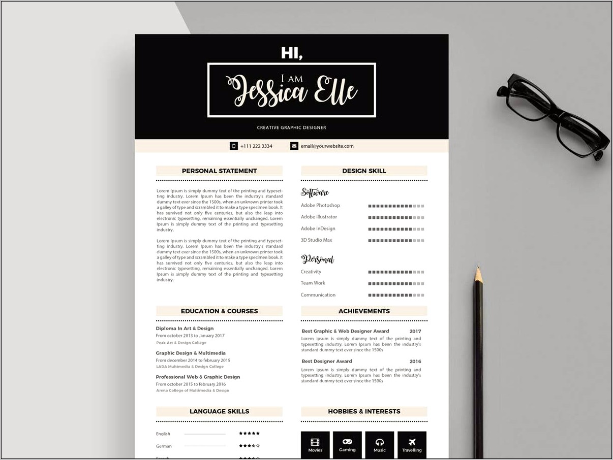 Download Online Resume Template Free