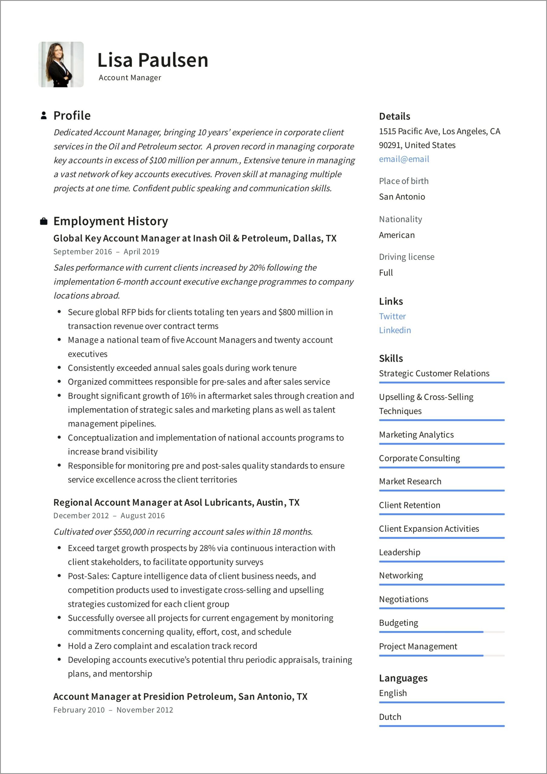 Educational Attainment In Resume Examples