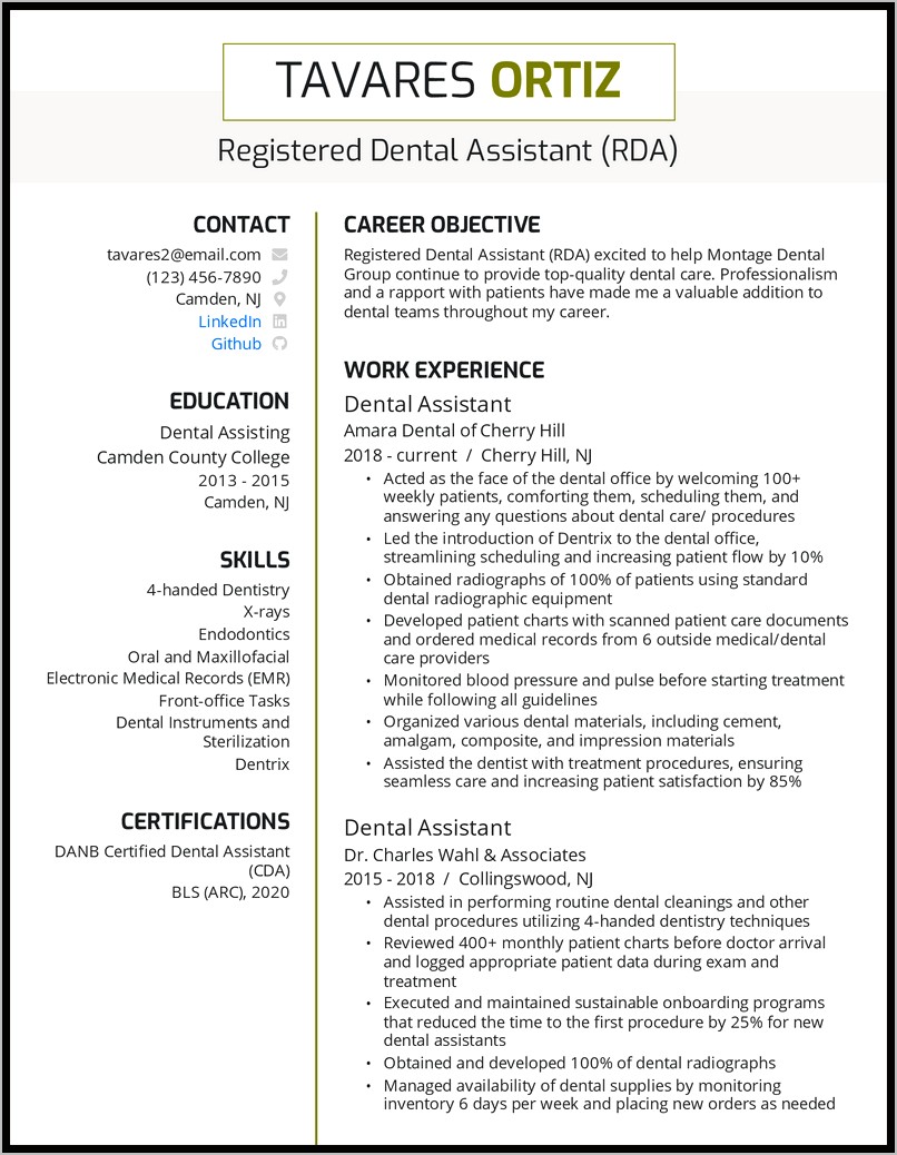 Example Day Habilitation Aide Resume