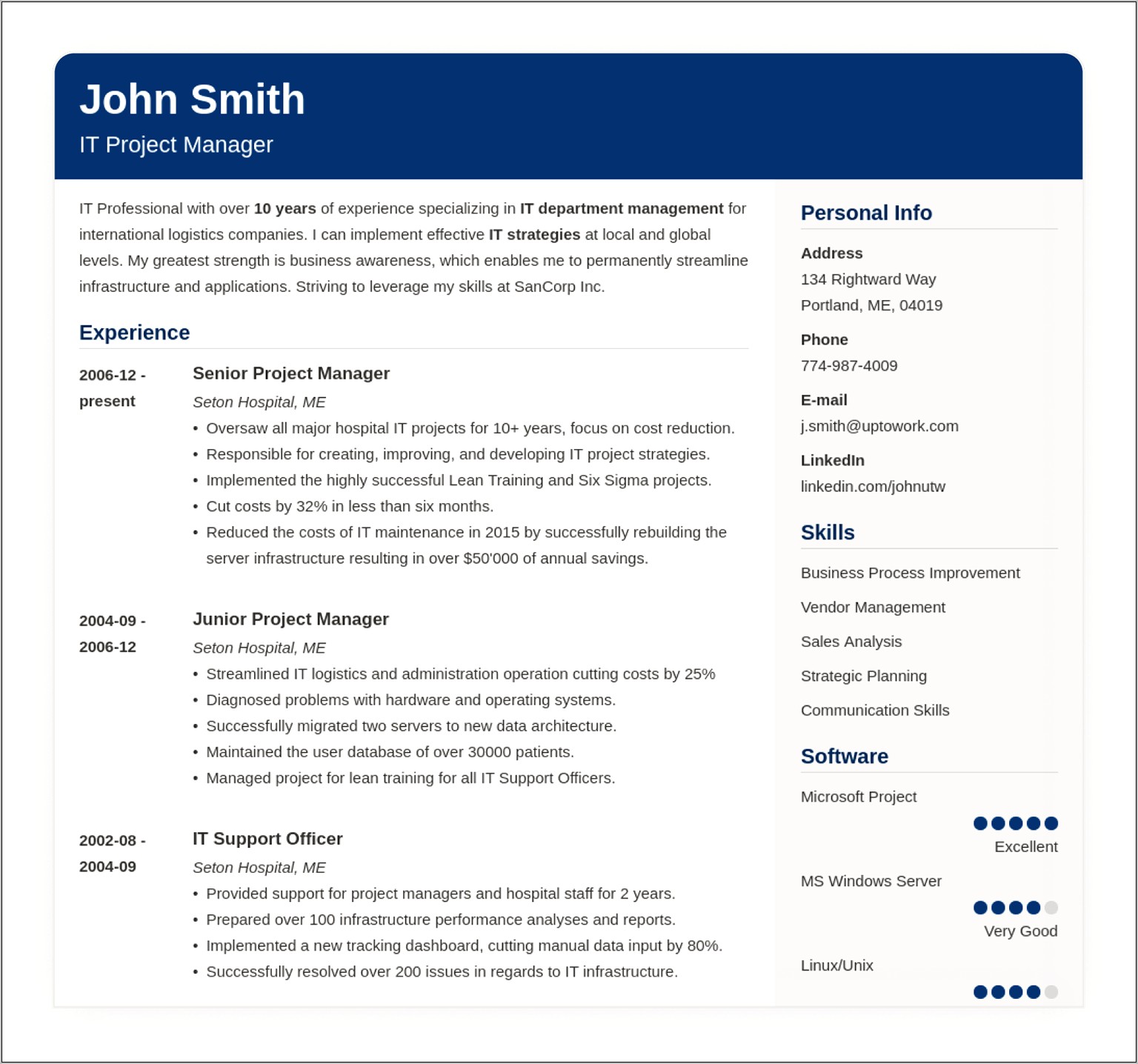 Free Resume Writing Service Examples